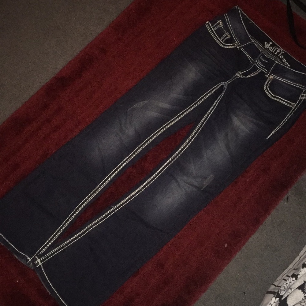 Jeans. Intended to form fit your curves.